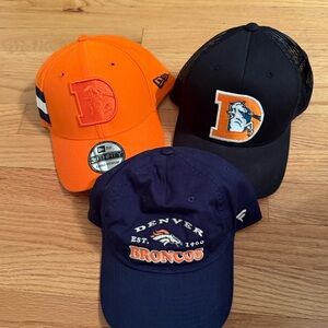 Broncos football hats